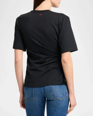 Victoria Beckham Tilly Oversized Cotton T-Shirt | Thumbnail 3 Victoria Beckham Tilly Oversized Cotton T-Shirt | Thumbnail 3