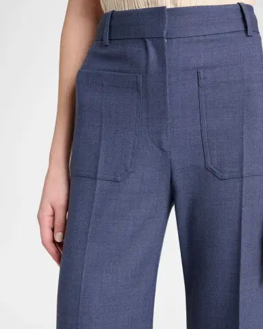 Victoria Beckham Alina High-Rise Wide-Leg Trousers | Thumbnail 5 Victoria Beckham Alina High-Rise Wide-Leg Trousers | Thumbnail 5