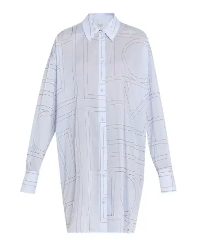 TOTEME Long Summer Shirtdress | Thumbnail 1