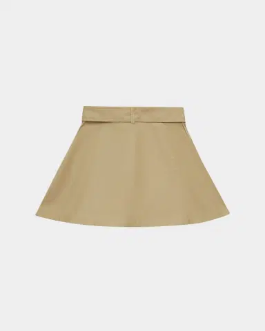 Burberry Girl's Katey Cotton Trench Skirt | Thumbnail 2