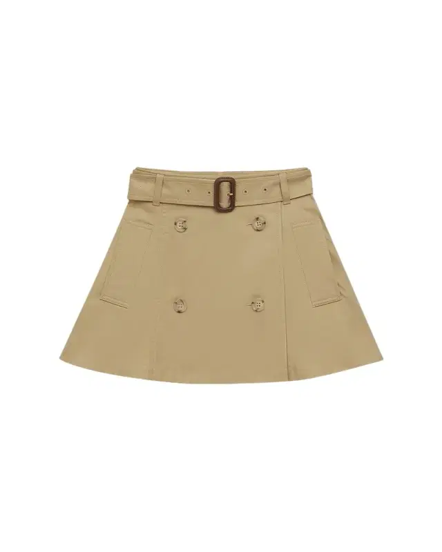 Burberry Girl 's Katey Cotton Trench Skirt, Size -1