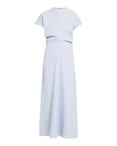 TOTEME Slouch Waist Short-Sleeve Ankle Dress | Thumbnail 1