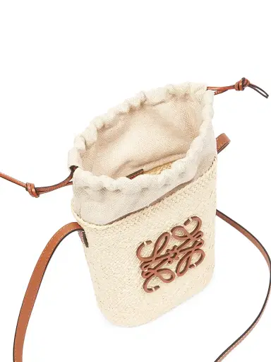 Loewe Women's x Paula's Ibiza Raffia Shoulder Bag | Thumbnail 3