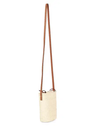 Loewe Women's x Paula's Ibiza Raffia Shoulder Bag | Thumbnail 4