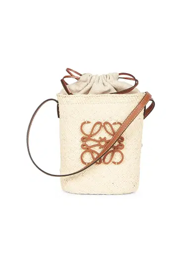 Loewe Women's x Paula's Ibiza Raffia Shoulder Bag | Thumbnail 1
