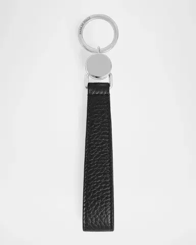 Montblanc Grain Leather Loop Keychain | Thumbnail 2