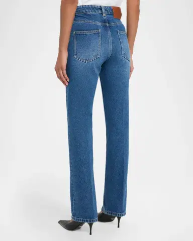 Victoria Beckham Julia High-Rise Straight-Leg Jeans | Thumbnail 3 Victoria Beckham Julia High-Rise Straight-Leg Jeans | Thumbnail 3