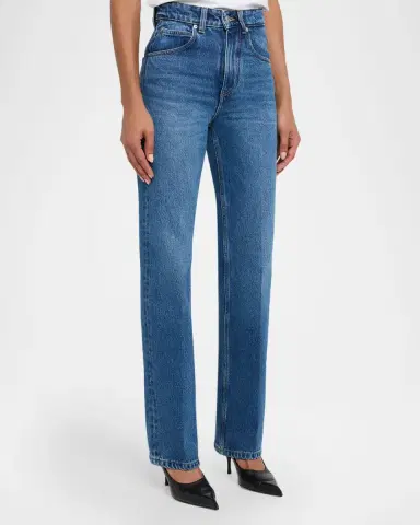 Victoria Beckham Julia High-Rise Straight-Leg Jeans | Thumbnail 4 Victoria Beckham Julia High-Rise Straight-Leg Jeans | Thumbnail 4