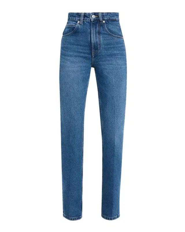 Victoria Beckham Julia High-Rise Straight-Leg Jeans