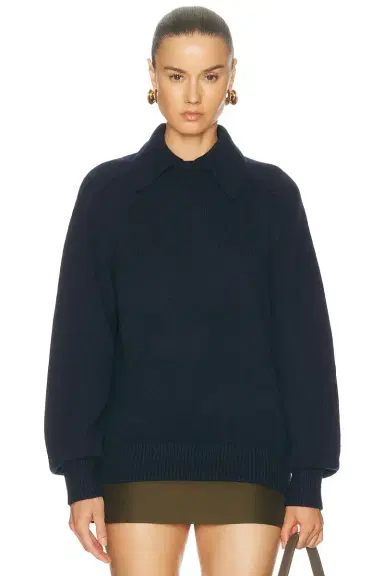 KHAITE Jackson Cashmere Sweater | Thumbnail 1 KHAITE Jackson Cashmere Sweater | Thumbnail 1