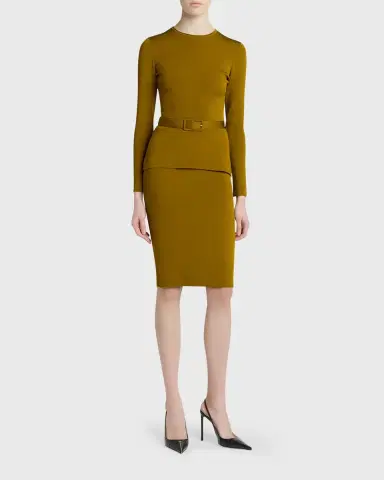 Tom Ford Knit Knee-Length Pencil Skirt | Thumbnail 2 Tom Ford Knit Knee-Length Pencil Skirt | Thumbnail 2