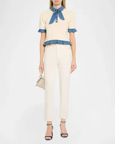 Cinq à Sept Shelly Layered Neck-Tie Top | Thumbnail 2