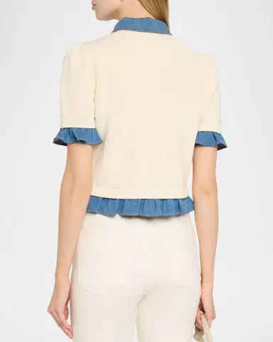 Cinq à Sept Shelly Layered Neck-Tie Top | Thumbnail 3