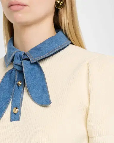 Cinq à Sept Shelly Layered Neck-Tie Top | Thumbnail 5