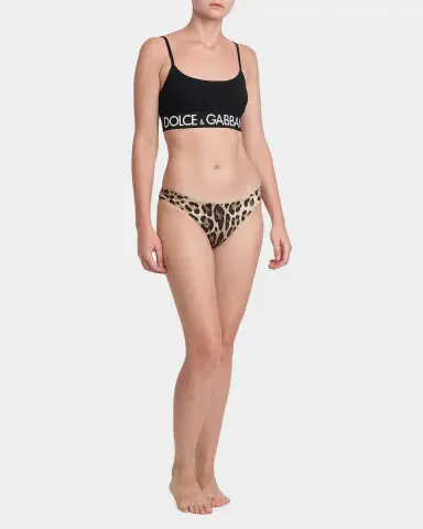 Dolce & Gabbana Leopard-Print Bikini Bottoms | Thumbnail 2