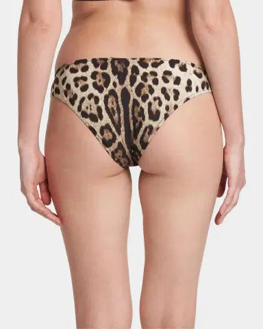 Dolce & Gabbana Leopard-Print Bikini Bottoms | Thumbnail 3