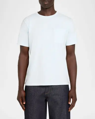 Rag & Bone Men 's Cotton Garment-Dyed Pocket T-Shirt | Thumbnail 4