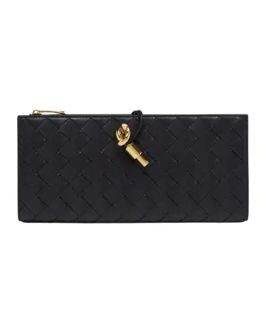 Bottega Veneta Andiamo Intrecciato Leather Wallet Organizer | Thumbnail 1 Bottega Veneta Andiamo Intrecciato Leather Wallet Organizer | Thumbnail 1