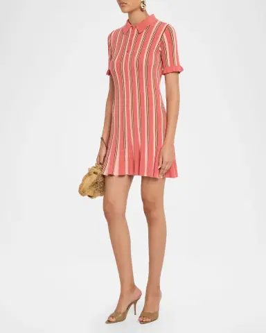 Cinq à Sept Keaton Striped Knit Mini Dress | Thumbnail 4