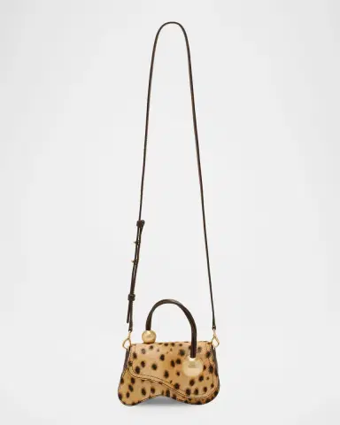Cult Gaia Kazia Nano Cheetah Print Hair-On-Hide Crossbody Bag | Thumbnail 4