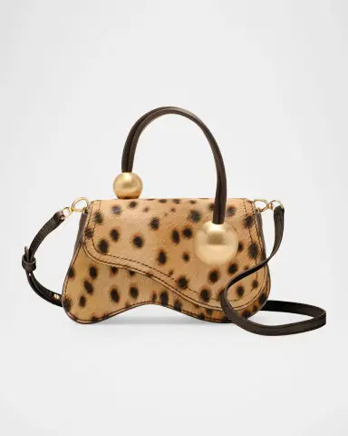 Cult Gaia Kazia Nano Cheetah Print Hair-On-Hide Crossbody Bag | Thumbnail 5