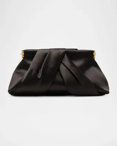 Cult Gaia Lia Mini Pleated Satin Clutch | Thumbnail 4 Cult Gaia Lia Mini Pleated Satin Clutch | Thumbnail 4