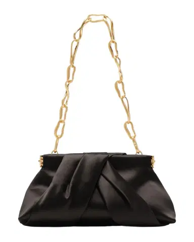 Cult Gaia Lia Mini Pleated Satin Clutch | Thumbnail 1 Cult Gaia Lia Mini Pleated Satin Clutch | Thumbnail 1