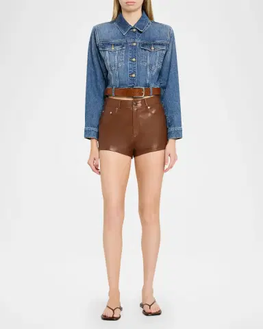 Cinq à Sept Graciel Denim Jacket with Belt | Thumbnail 2
