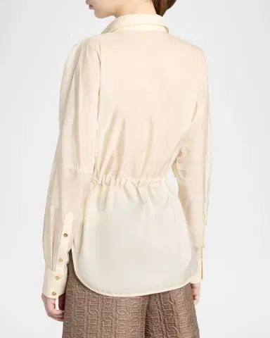 Moncler Long-Sleeve Wool Shirt | Thumbnail 3 Moncler Long-Sleeve Wool Shirt | Thumbnail 3