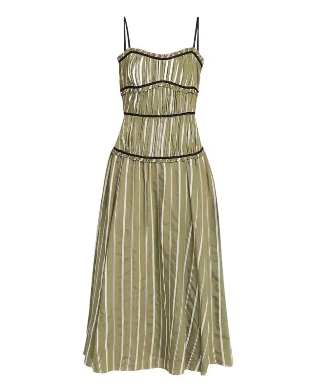 Cinq à Sept Celia Striped Maxi Dress