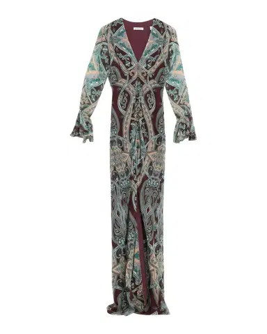 Veronica Beard Daciana Silk Long-Sleeve Dress | Thumbnail 1
