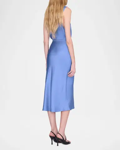 Anine Bing Bar Silk Slip Skirt | Thumbnail 3 Anine Bing Bar Silk Slip Skirt | Thumbnail 3