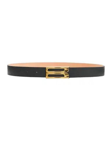 Victoria Beckham Dorian Frame Belt in Croc-Embossed Leather | Thumbnail 1 Victoria Beckham Dorian Frame Belt in Croc-Embossed Leather | Thumbnail 1