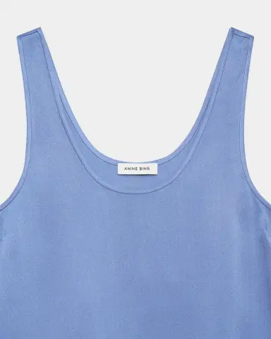 Anine Bing Lea Silk Tank Top | Thumbnail 4 Anine Bing Lea Silk Tank Top | Thumbnail 4