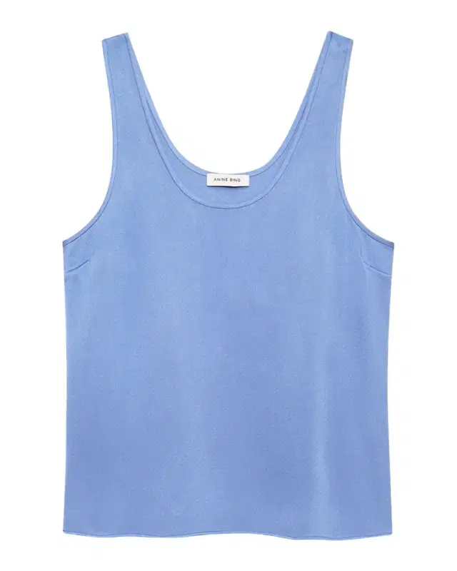 ANINE BING Lea Silk Tank Top