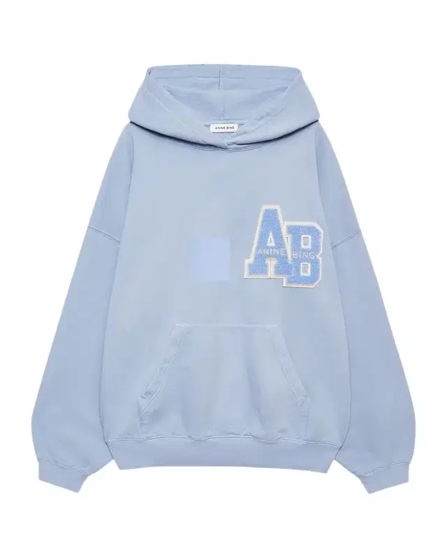 ANINE BING Harvey Embroidered Logo Hoodie