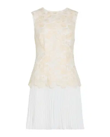 Milly Maggie Floral Embroidered Pleated Mini Dress | Thumbnail 1
