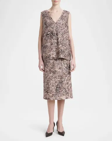 Kiton Sequined Midi Skirt | Thumbnail 2 Kiton Sequined Midi Skirt | Thumbnail 2