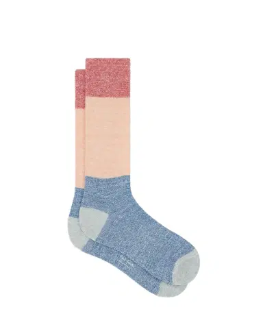 Paul Smith Men's Color Block Line Mid-Calf Socks | Thumbnail 1