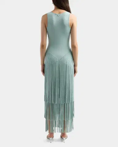 Toccin Jora Fringed Racerback Maxi Dress | Thumbnail 3