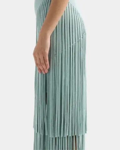 Toccin Jora Fringed Racerback Maxi Dress | Thumbnail 5