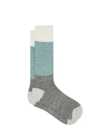 Paul Smith Men's Color Block Line Mid-Calf Socks | Thumbnail 1