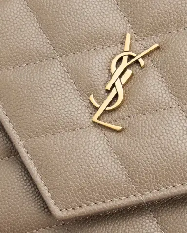 Saint Laurent YSL Quilted Leather Pouch Bag | Thumbnail 4 Saint Laurent YSL Quilted Leather Pouch Bag | Thumbnail 4
