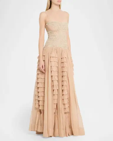 Ulla Johnson Orla Crochet Tulle Dress | Thumbnail 4 Ulla Johnson Orla Crochet Tulle Dress | Thumbnail 4