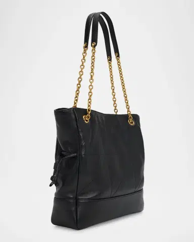 Saint Laurent Jamie Small Drawstring Leather Tote Bag | Thumbnail 2
