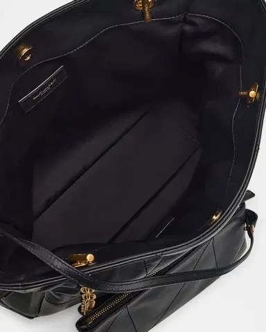 Saint Laurent Jamie Small Drawstring Leather Tote Bag | Thumbnail 3