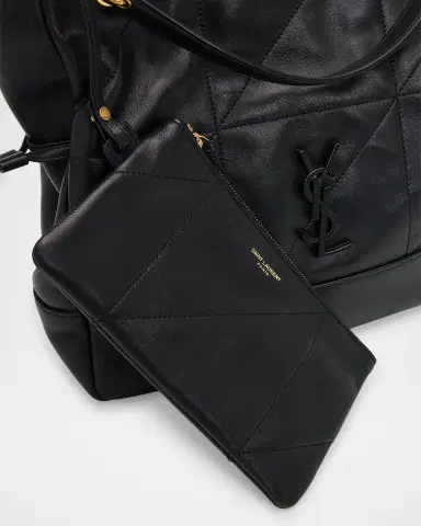 Saint Laurent Jamie Small Drawstring Leather Tote Bag | Thumbnail 4