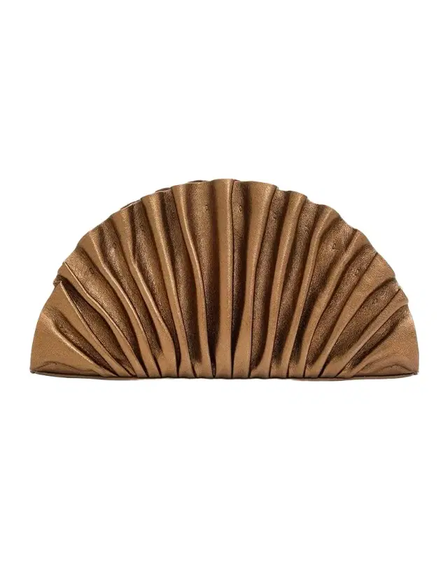 Cult Gaia Nala Mini Metallic Clutch