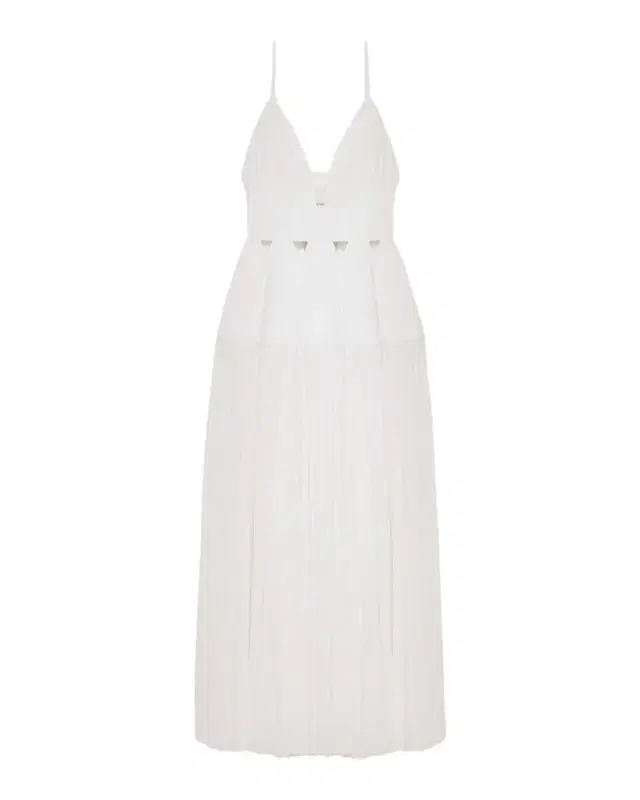 SIMKHAI Selene Pleated Cotton Gown