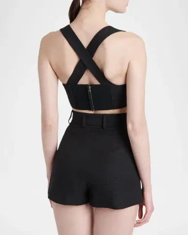 Dolce & Gabbana Carretto-Button Crop Bustier Top | Thumbnail 3 Dolce & Gabbana Carretto-Button Crop Bustier Top | Thumbnail 3